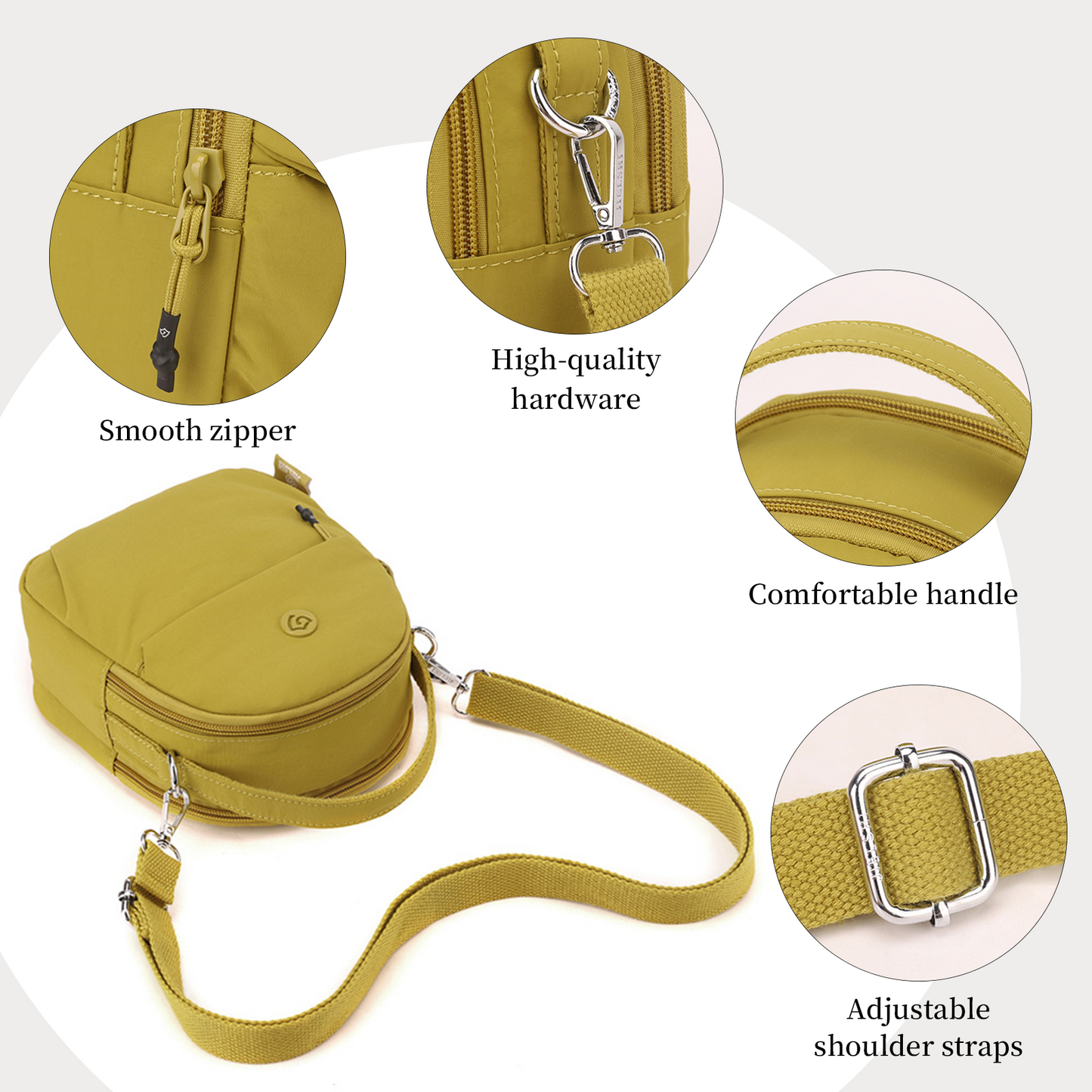 Xpurse Lightweight Casual Women's Crossbody Bag