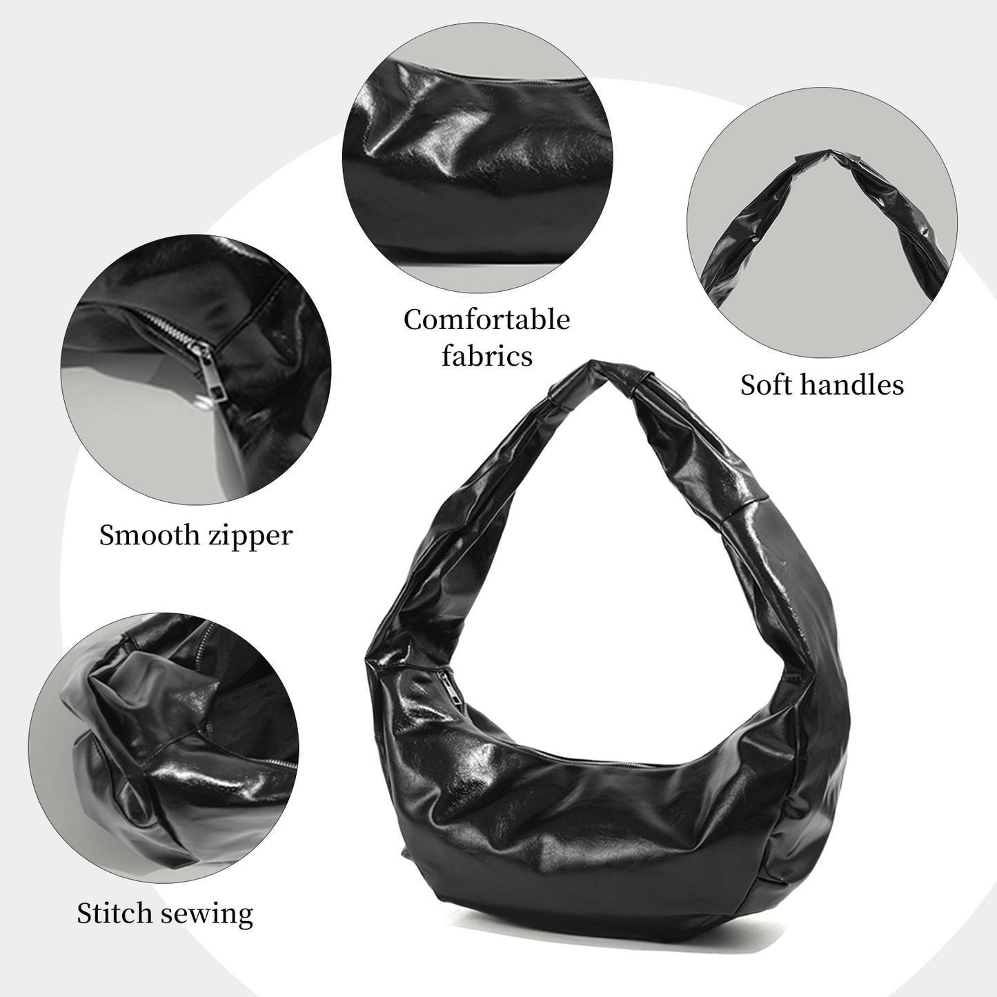 Xpurse Stylish Design Underarm Bag Handbag