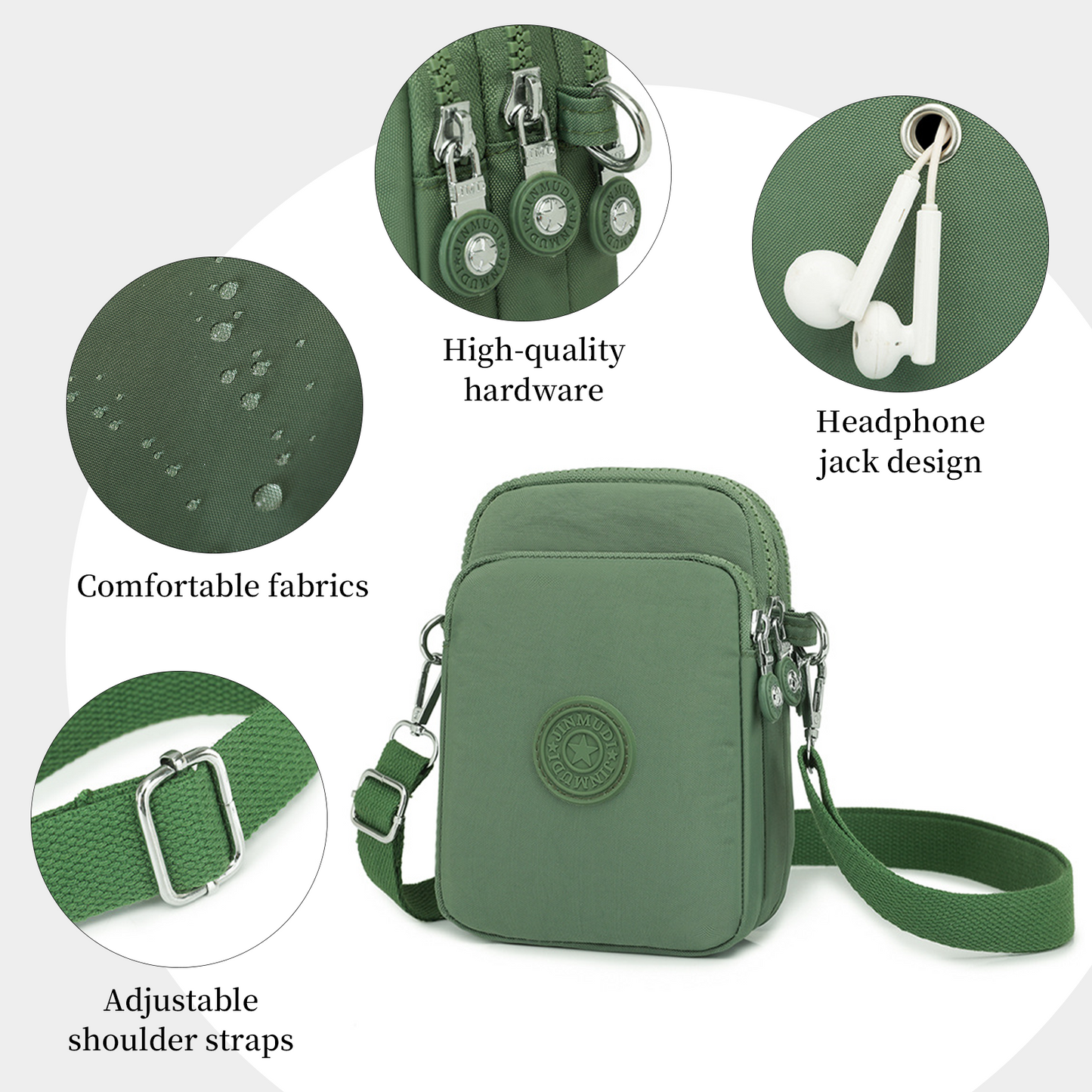 Xpurse  Multi-Layered Mini Crossbody Phone Bag