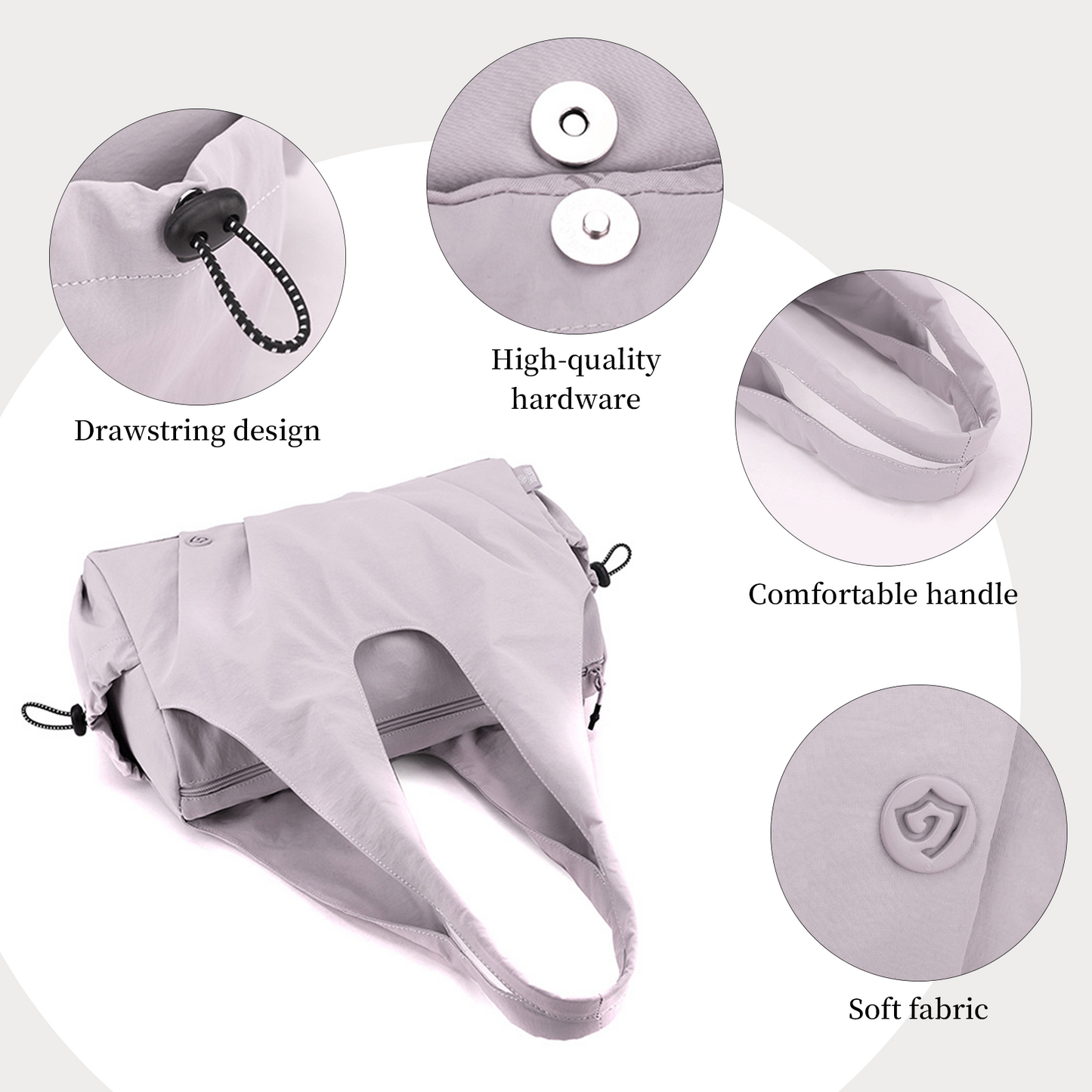 Xpurse Ultra-Light and Large-Capacity Nylon Shoulder Bag