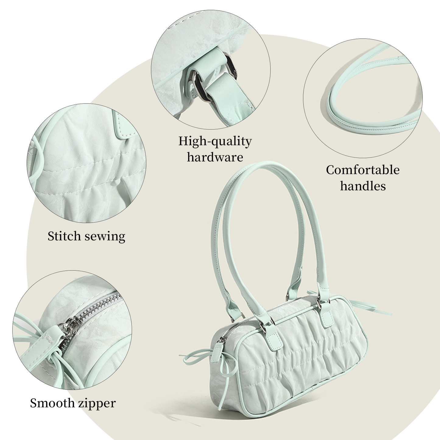 Xpurse PU Weave Fashion Shoulder Underarm Bag