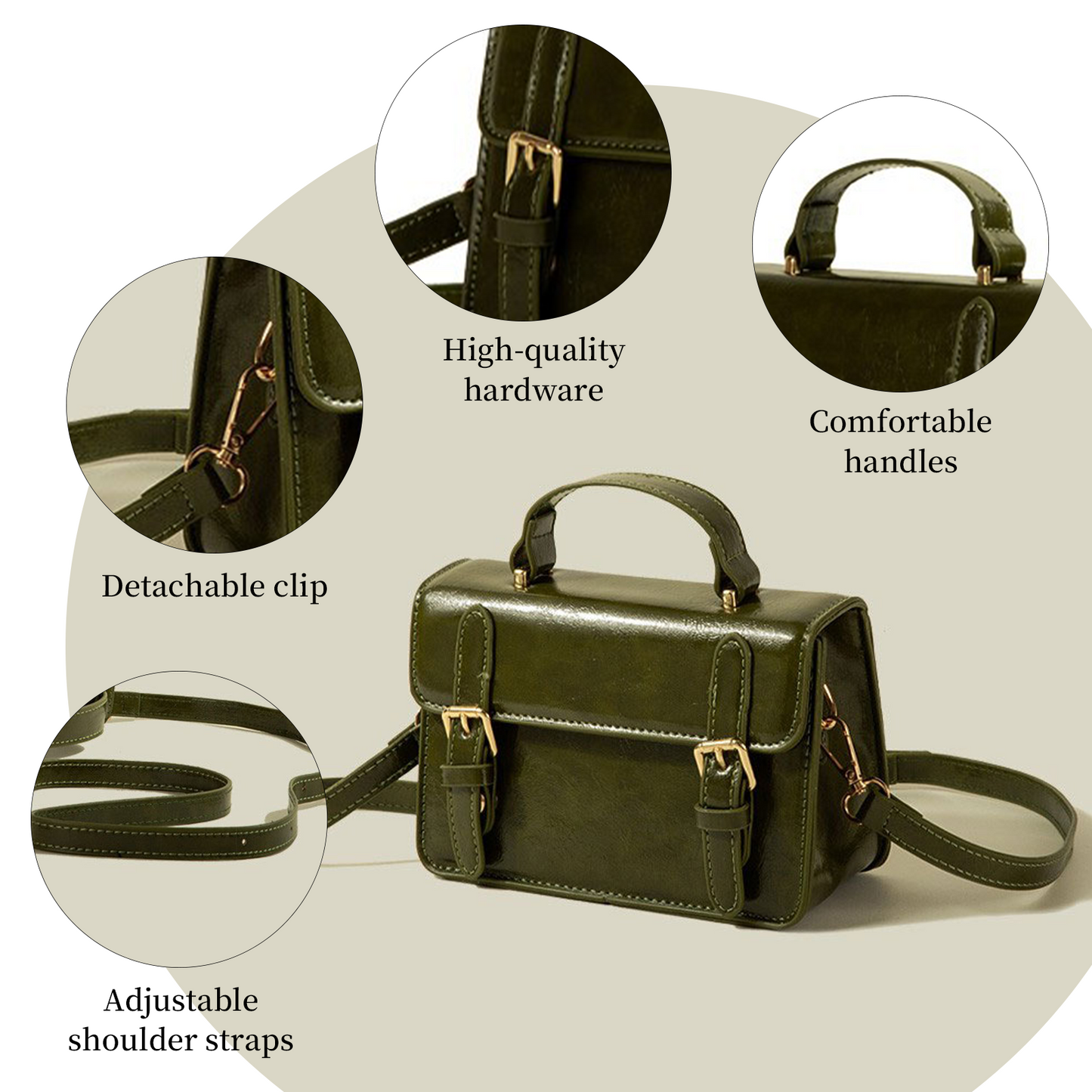 Xpurse Vintage Forest Handbag Crossbody Bag