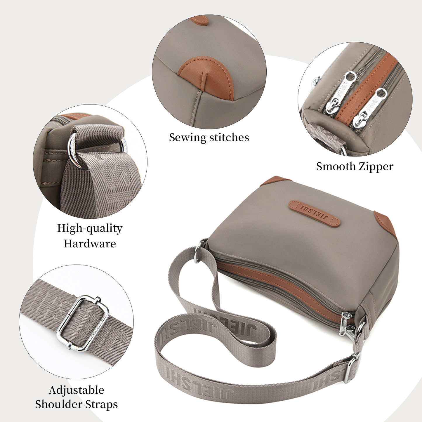 Xpurse Simple and Versatile Commuter Crossbody Bag