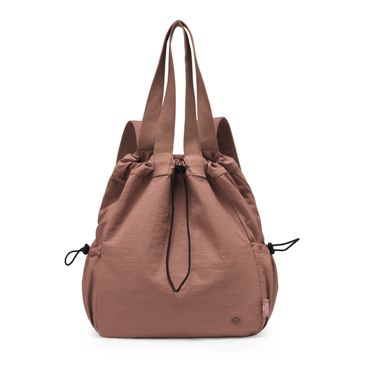 Xpurse Drawstring Nylon Casual Backpack