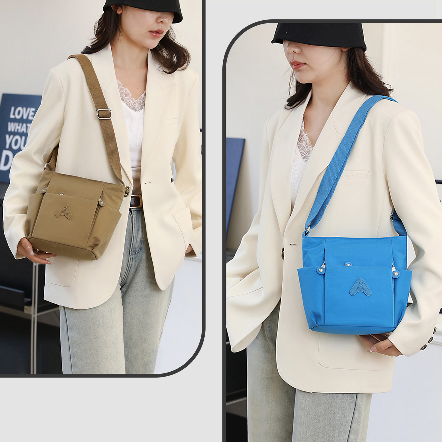 Xpurse Ultra-Light Multi-Pocket Casual Shoulder Bag