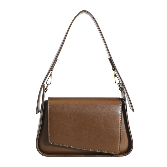 Xpurse Women's Shoulder Bag, Underarm Bag, Vintage PU Crossbody Bag, Adjustable Bag with Lock-Closure Opening