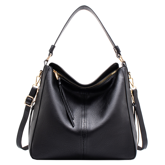 Xpurse Women's Shoulder Bag Fashion Large Capacity Simple PU Tote Bag, Shopping Casual Tote Bag, Crossbody Adjustable Large Bag
