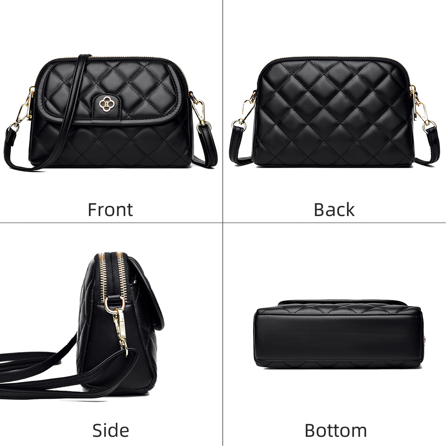 Xpurse Vintage Square Commuter Shoulder Bag