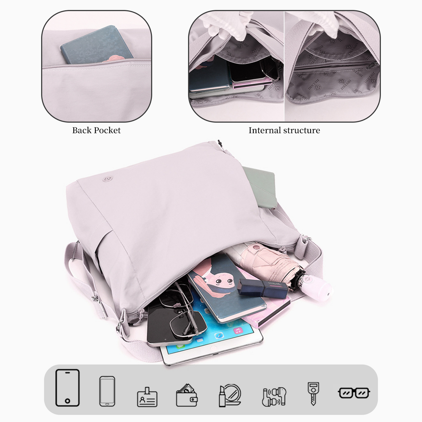 Xpurse Casual Multi-Functional Crossbody Bag