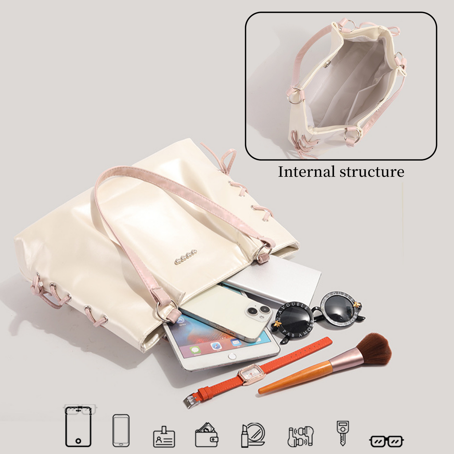 Xpurse Ballet Sweet Style Versatile Commuter Tote Bag