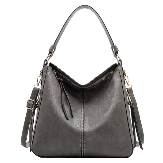 Xpurse Women's Shoulder Bag Fashion Large Capacity Simple PU Tote Bag, Shopping Casual Tote Bag, Crossbody Adjustable Large Bag